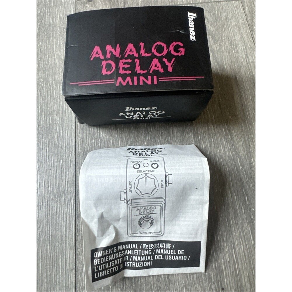 Ibanez Analog Delay Mini Guitar Pedal - BOX ONLY!